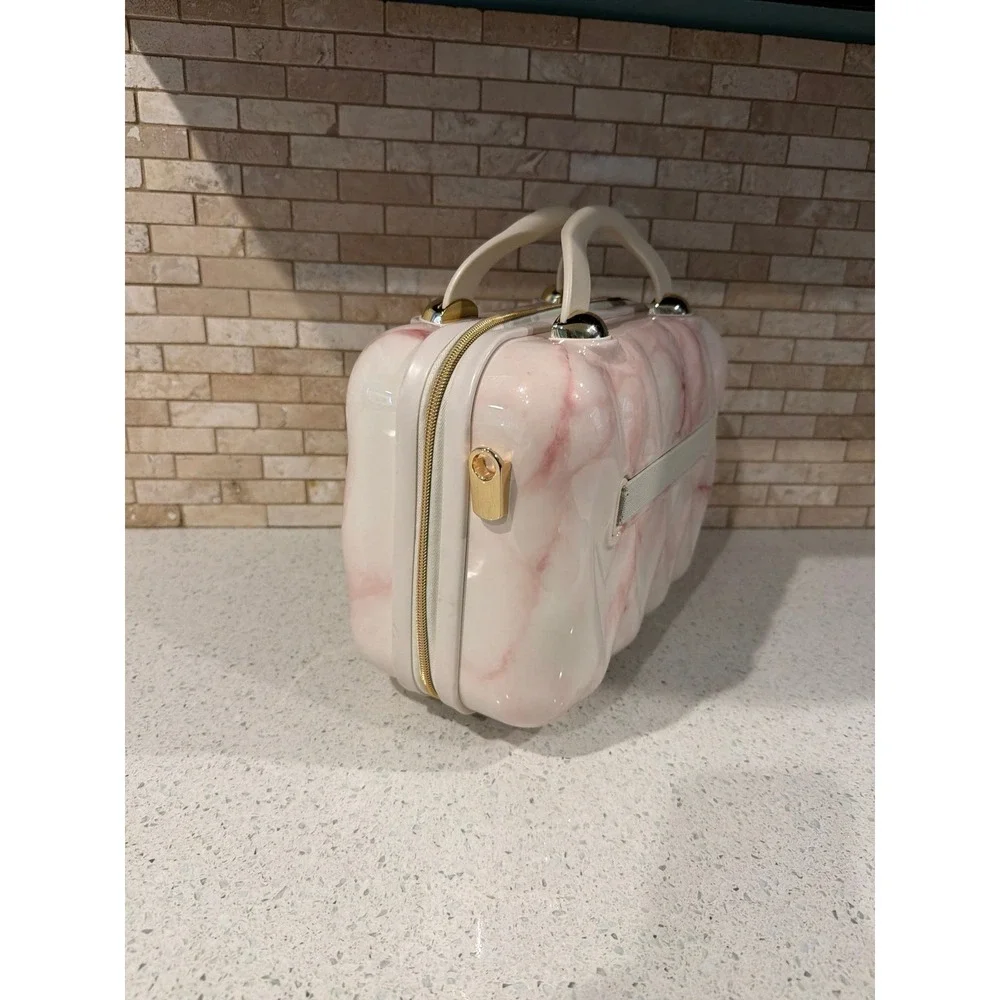 Marcy McKenna 2 in 1 Beauty Case Ivory‎ Pink